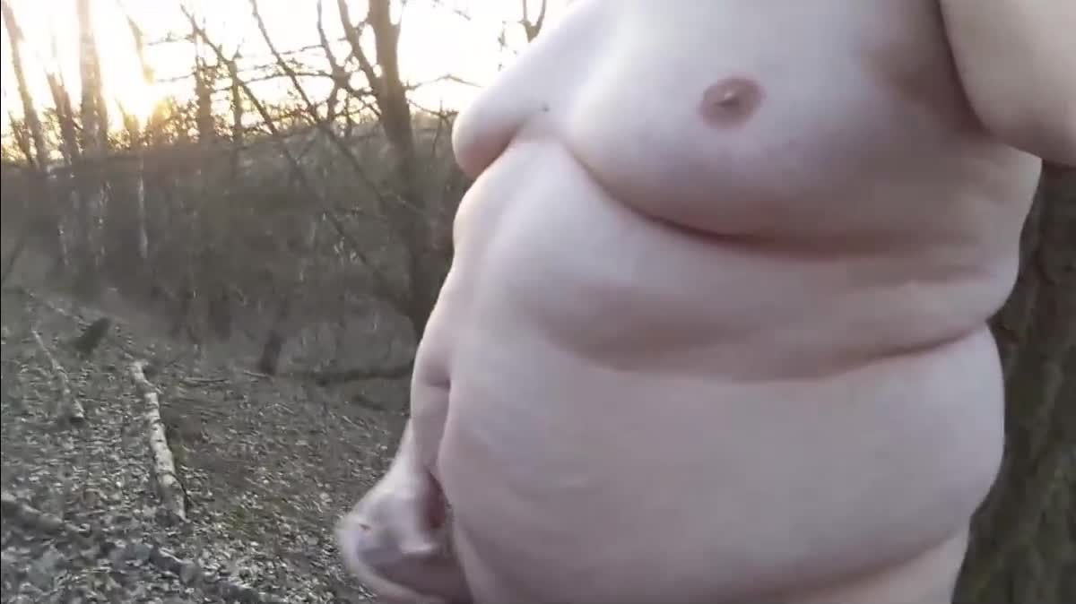 Watch Fat gay man masturbates outdoors alone Porn Video - ePornSup.