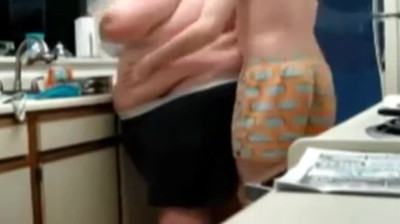 Chubby Daddy Barebacks a Young Man