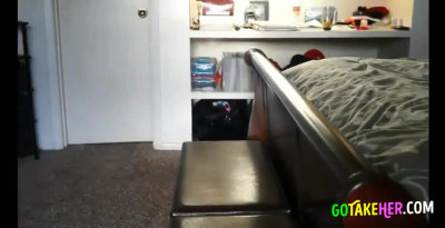 Black Amateur Plays with Cucumber