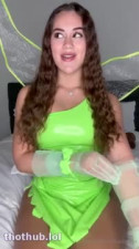 Dildo In Green Butterfly Cosplay