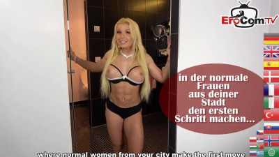 Without taking off her stockings