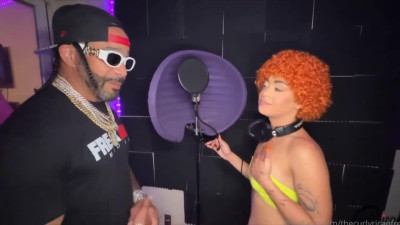 Curly Rican - Ice Spice Gets Creampied by BBC in Studio