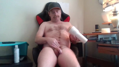 early morning jacking off with fleshlight