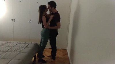 Hot Amateur College Teen Latina Gets a Creampie