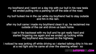 Sexo en el auto al aire libre