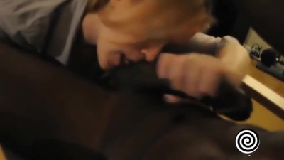 Amazing Interracial Amateur Blowjob