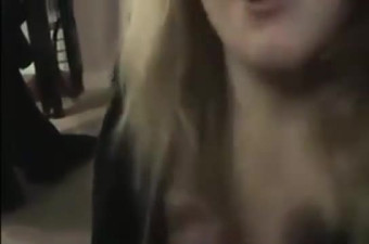 crazy eyed girl gives blow job