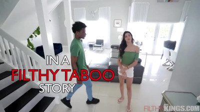 Sexo interracial com a sua sua meia-irmã