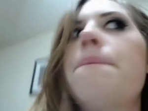 Amateur Couple's Webcam Facial